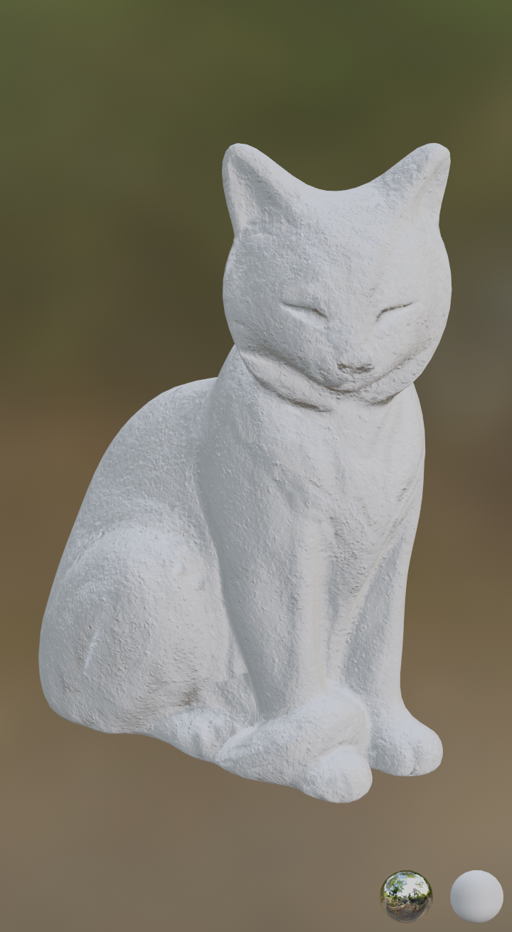 Cat with normal map